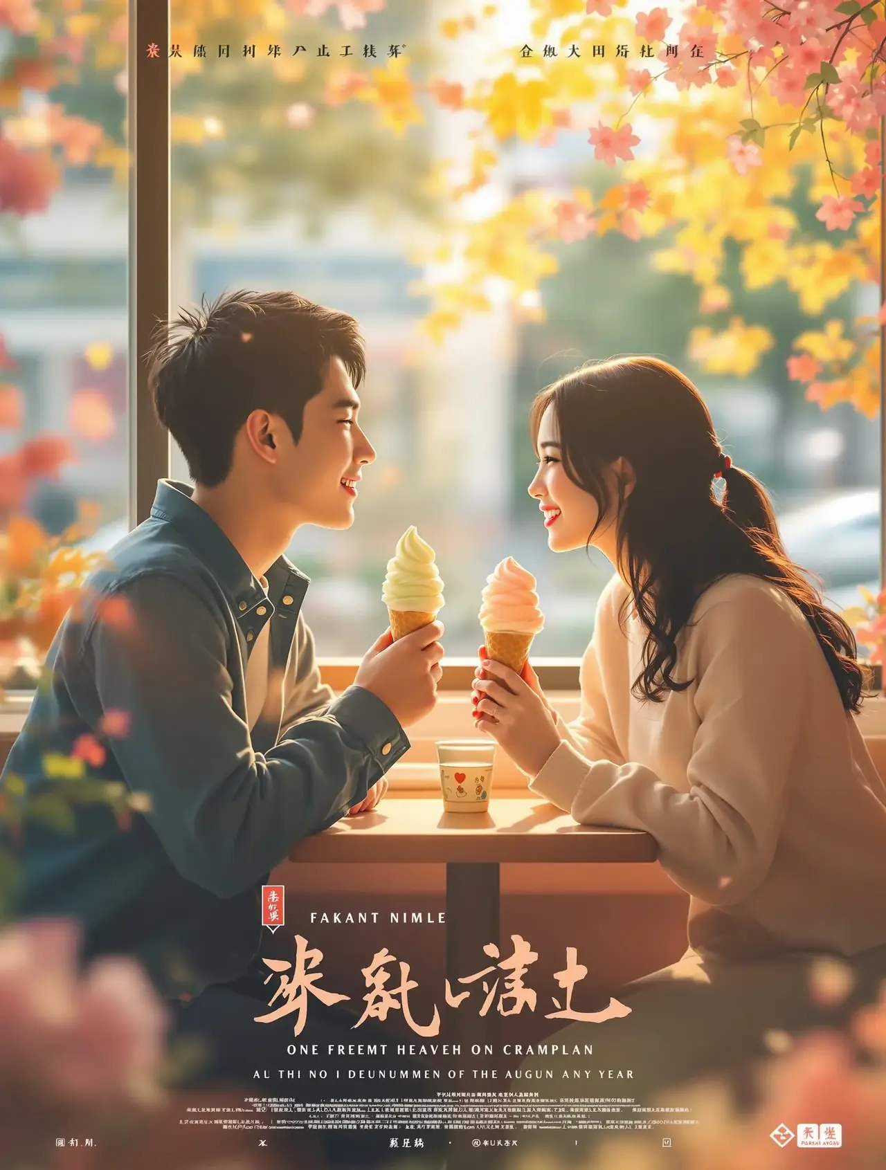 黄果短剧网站 一吻定情的夏天 短剧封面
